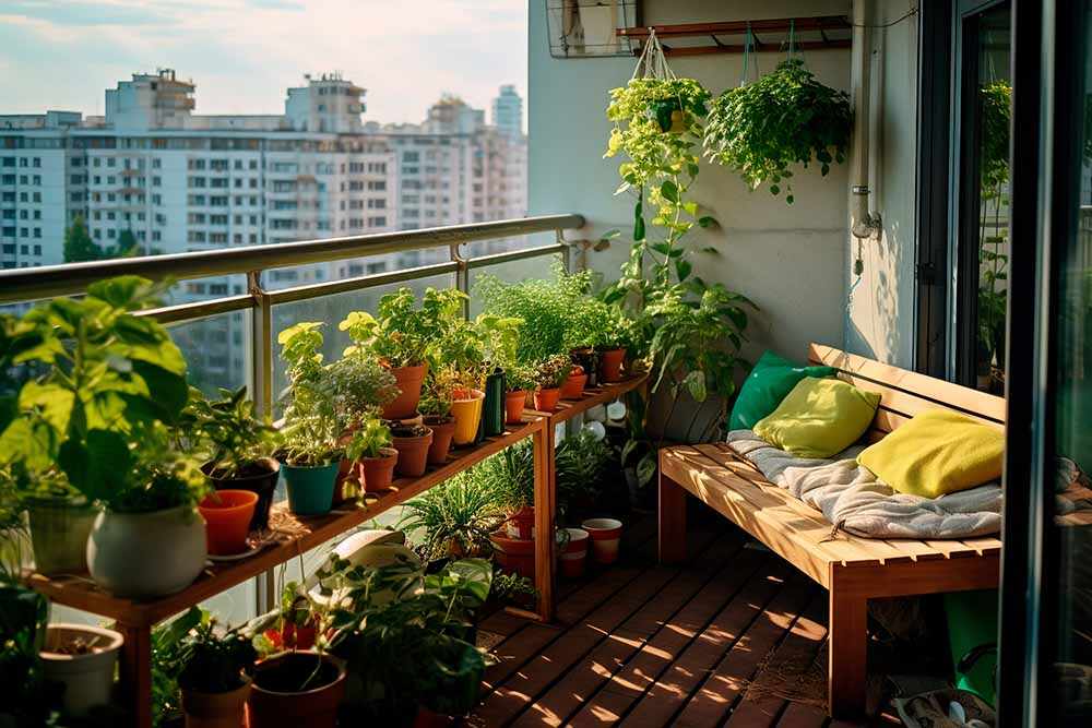 Balcony Garden Installation by Garden Guys - Turn small spaces into green retreats with custom designs